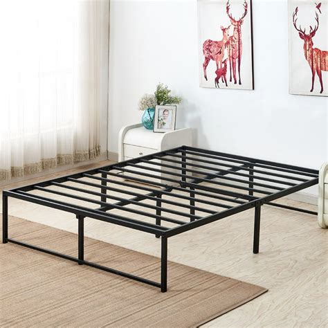 metal bed frame that doesn't need a box spring|mattress box spring alternatives.